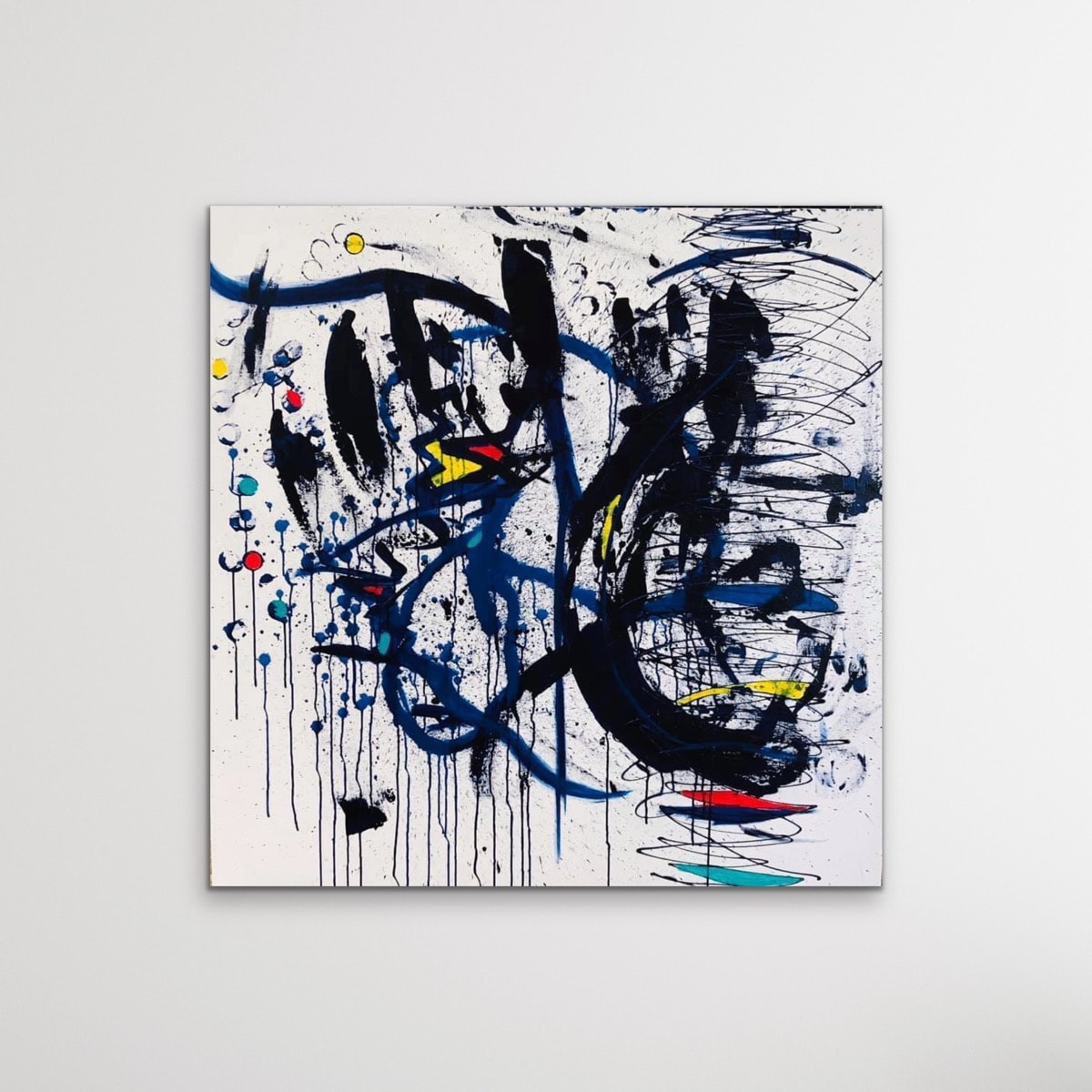 Red Balloon 48 x 48 Sold by Sandra E Chu 