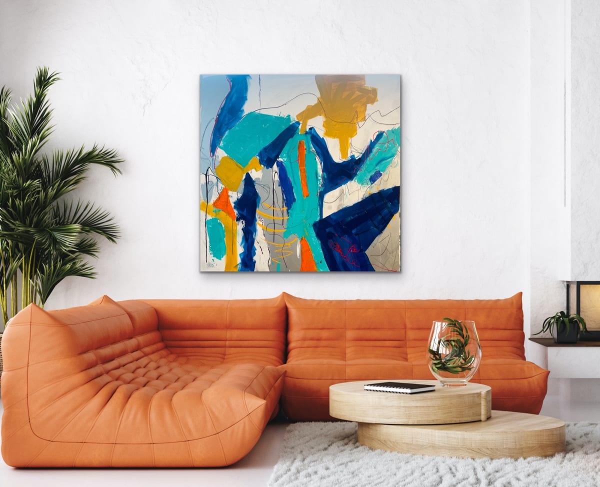 Flamboyant 48 x 48 by Sandra chu 