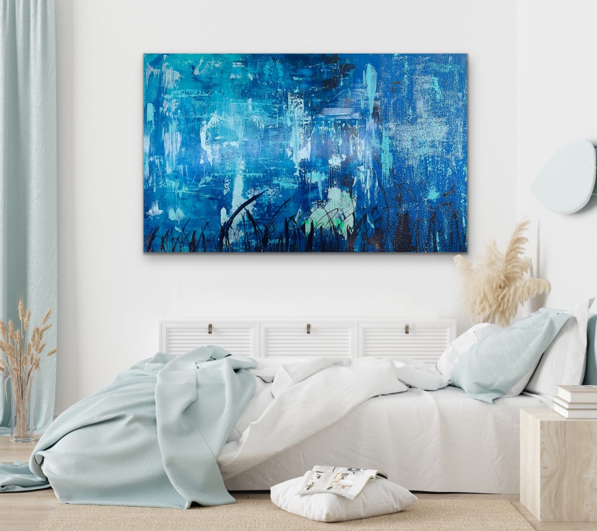 Moonlight Serenade 40 x 65 by Sandra chu 