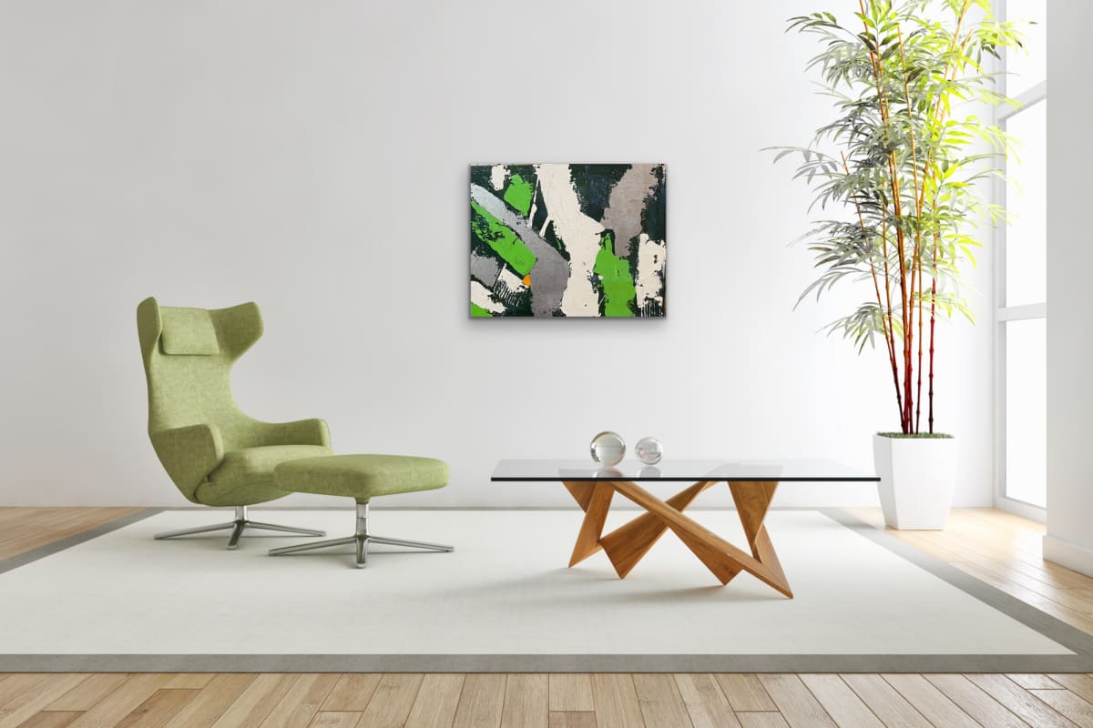 Follow the Path 24 x 30 by Sandra chu 