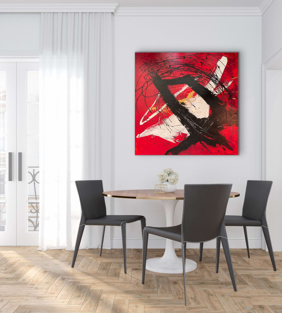 Free to Be 48 x 48 by Sandra chu 