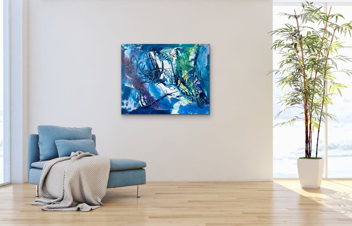 Dark before Dawn 24 x 36 by Sandra chu 