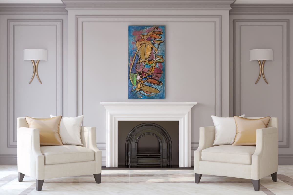 Transformation 18 x 36 by Sandra chu 