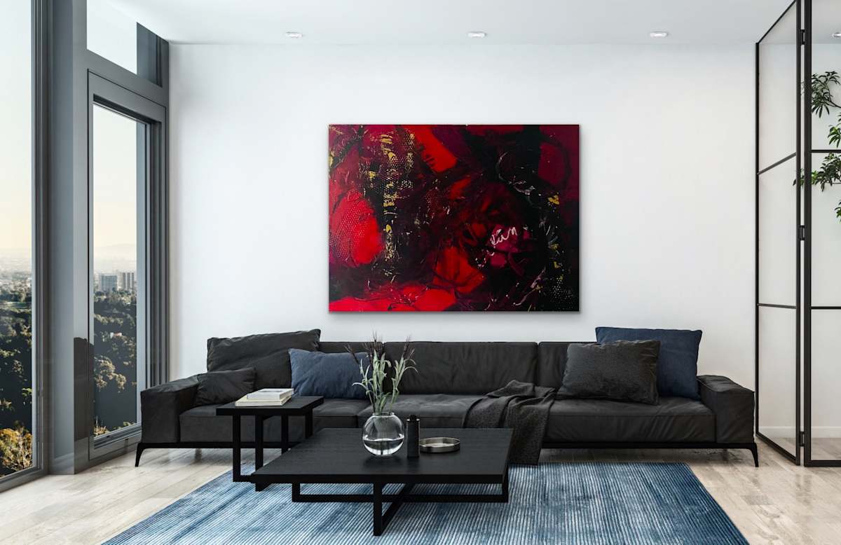 Take a Risk 40 x 50 by Sandra chu 