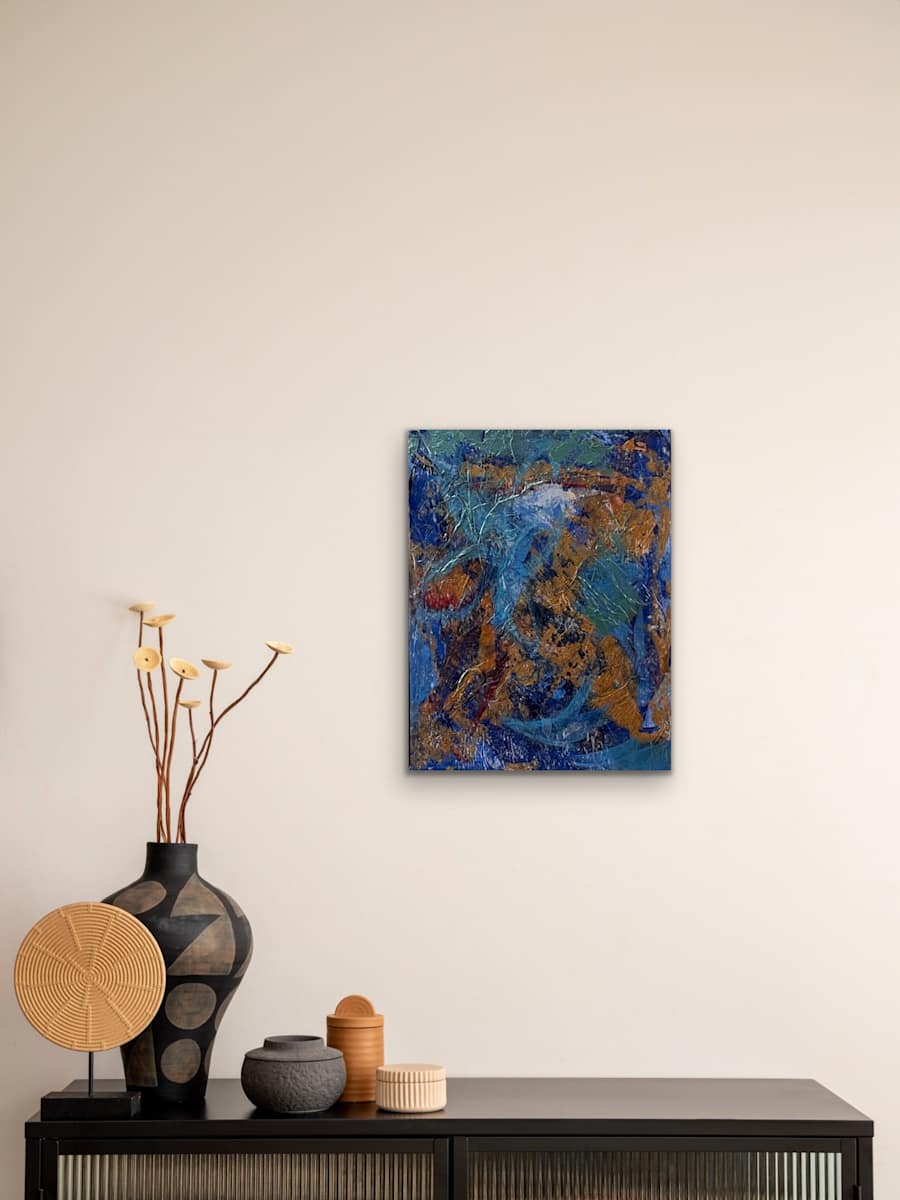Blue Sunday 14 x 11 by Sandra chu, Image 1.