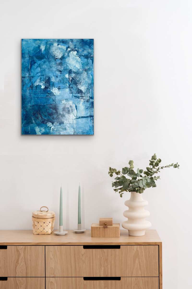 Blue Mist 24 x18 by Sandra chu, Image 1.