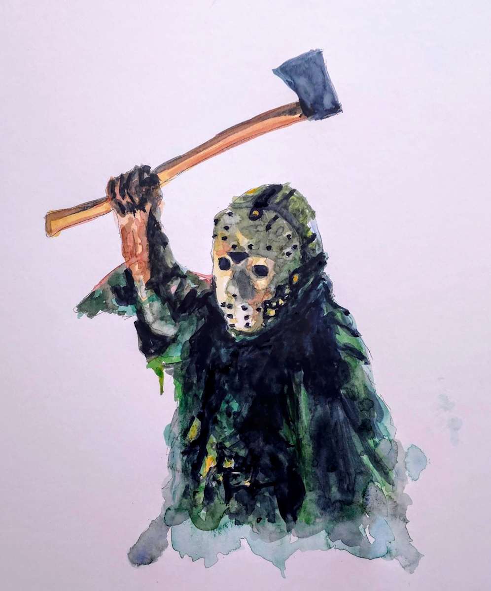 “The Silent Slasher”  Jason Voorhees by Gabriela Morales, Image 1.