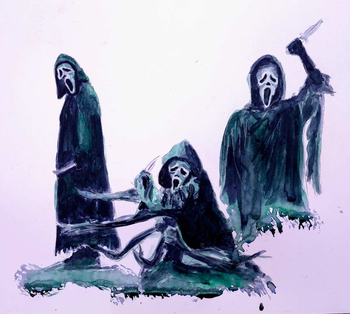 “Screams in the Dark” by Gabriela Morales, Image 1.
