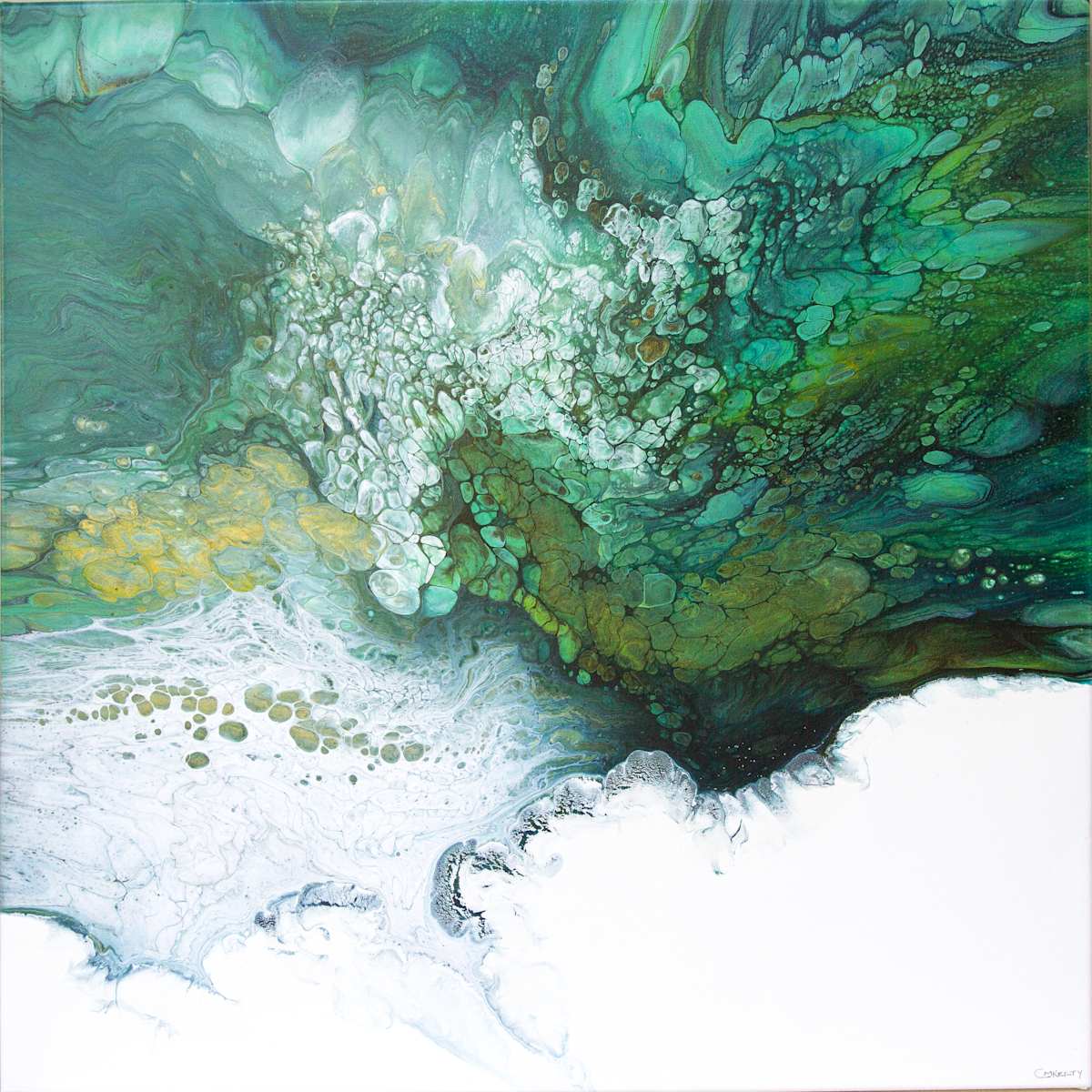 Emerald Surge by Cecilia Keilty 