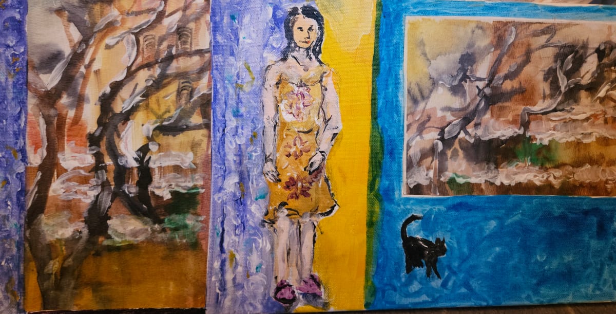 Portrait of A Young Artist by Ellen Frank 