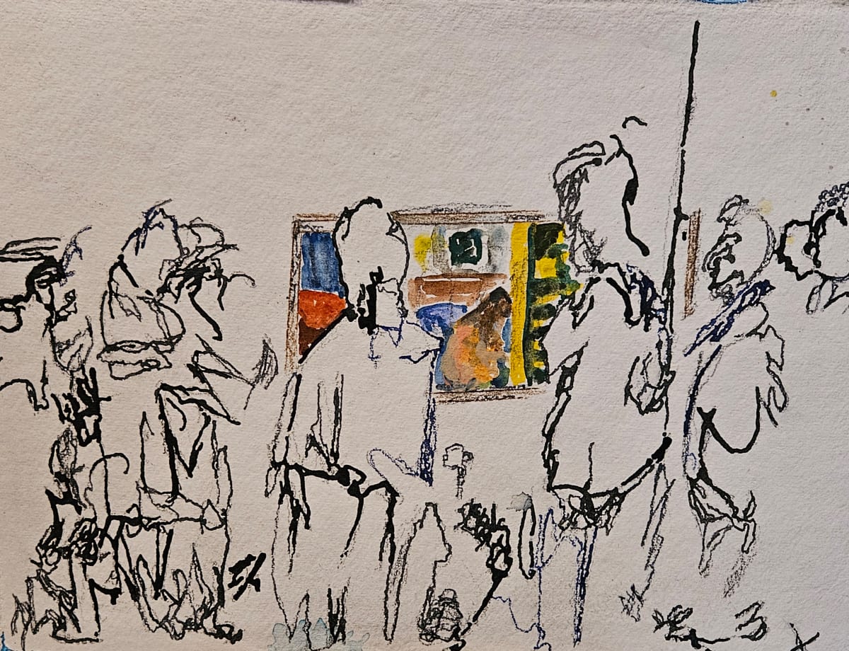 Hopper Show at Whitney #2 by Ellen Frank 