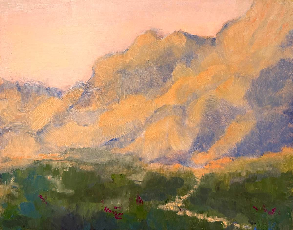 Mountains Hum in Blue by Kate Uraneck 