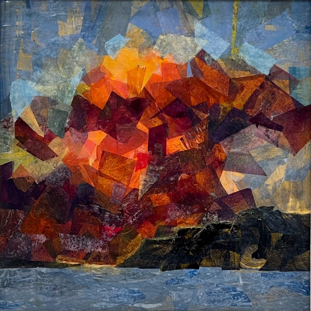 Reassembled sunset by Kate Uraneck 