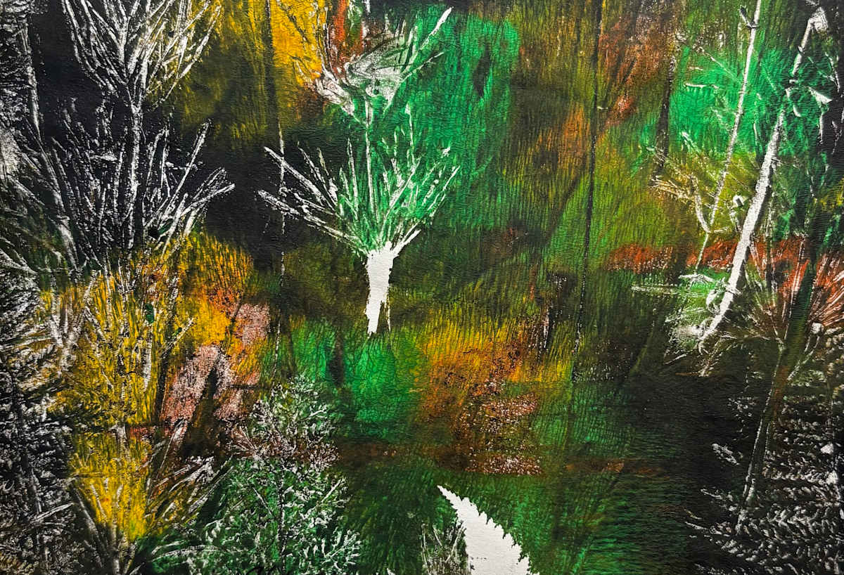 Magical Forest by Barbara  Abram 