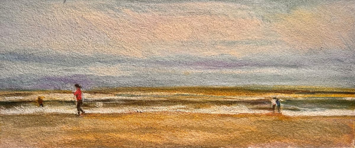 At the Beach by Barbara  Abram 