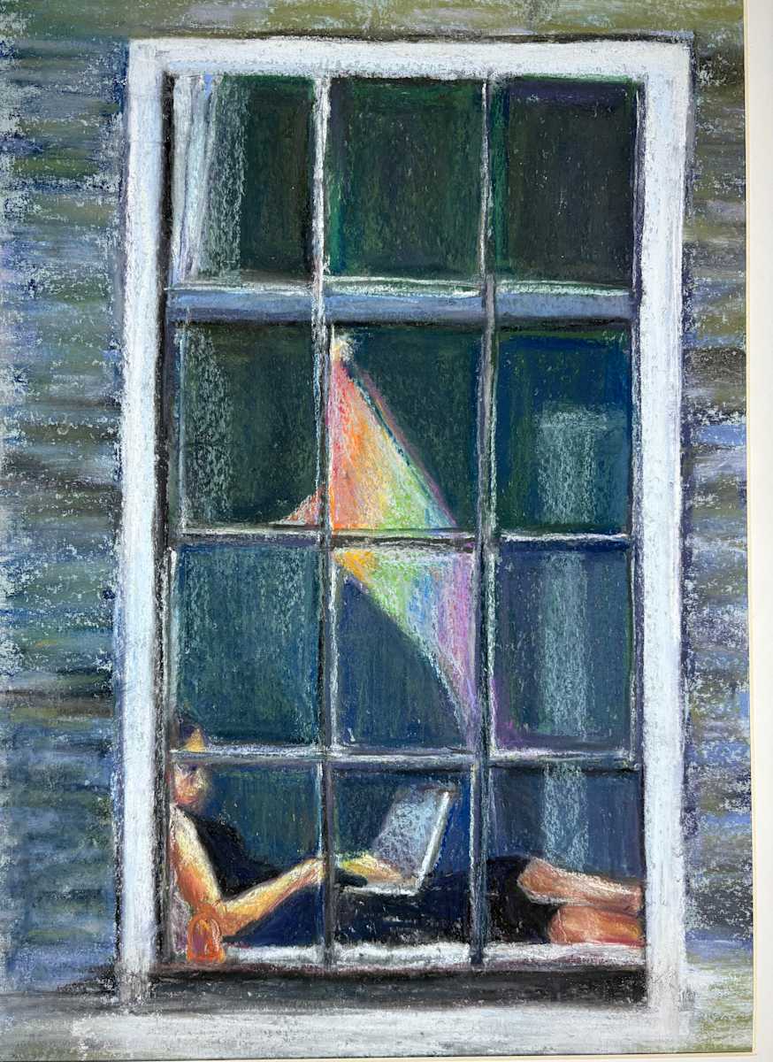 Girl in Window by Barbara  Abram, Image 1.