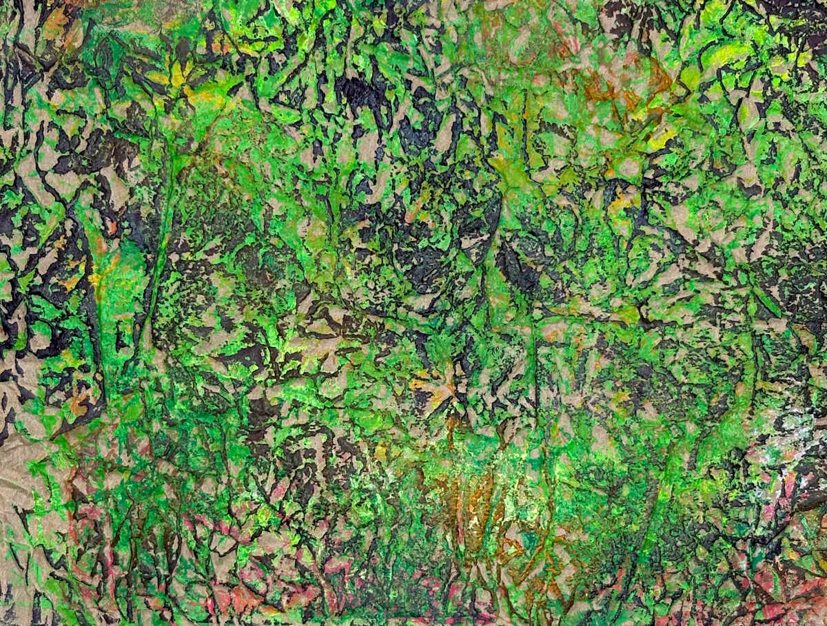 Spring Green Glow reversed by Barbara  Abram, Image 1.