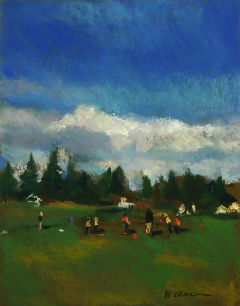Ultimate Frisbee by Barbara  Abram 