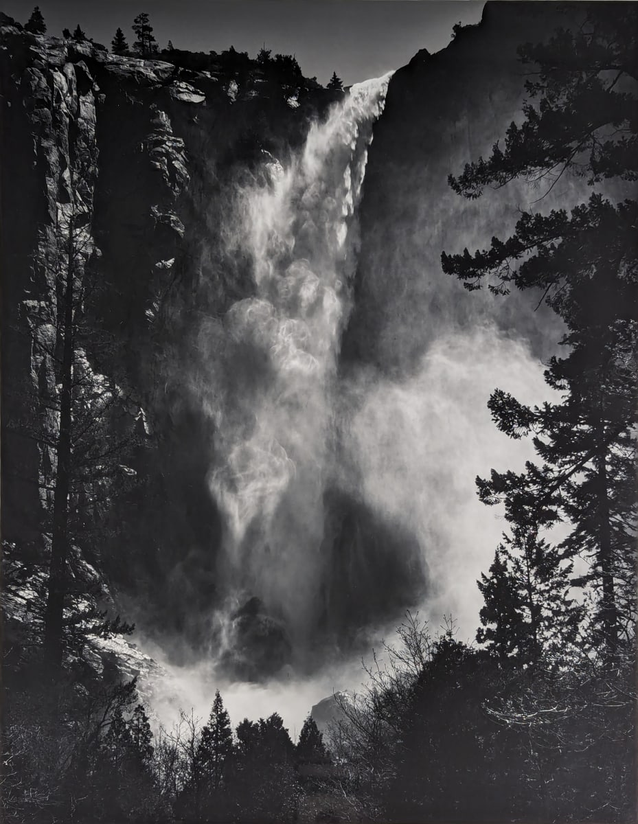 Bridal Veil Falls by Ansel Adams 