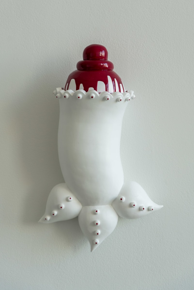 Sugar Flora  4 by Nikki Renee Anderson  Image: This sculpture is a wall piece.