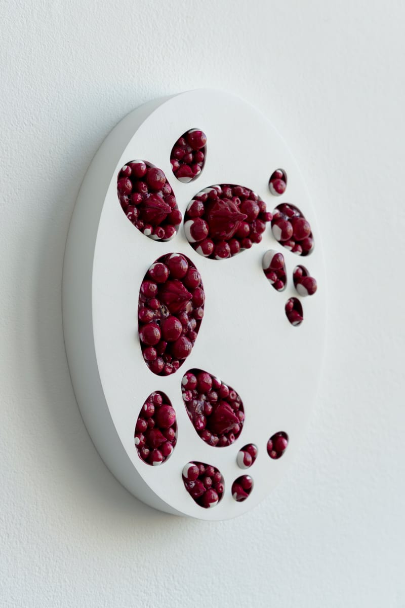 Sugar Blossom 5 by Nikki Renee Anderson  Image: This sculpture is a low relief wall piece.
