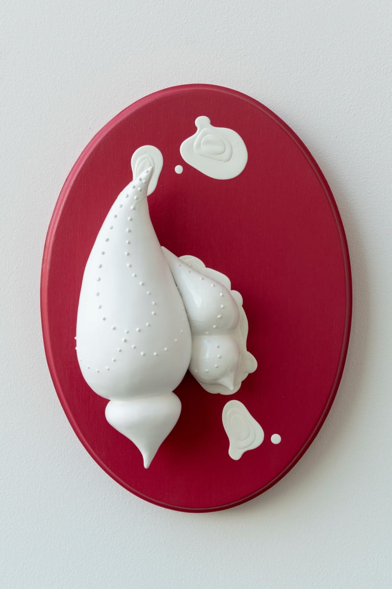 Dribble Portrait 2 by Nikki Renee Anderson  Image: This sculpture is a wall piece. 