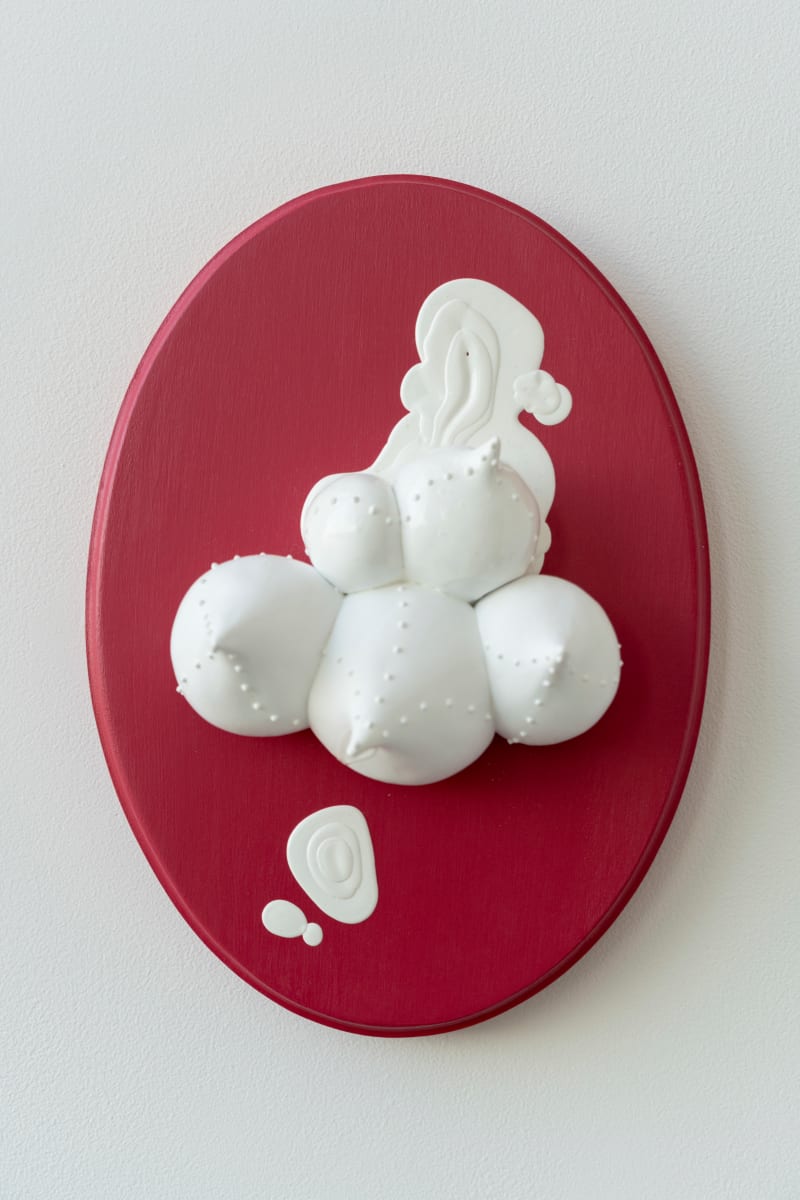 Dribble Portrait 3 by Nikki Renee Anderson  Image: This sculpture is a wall piece. 