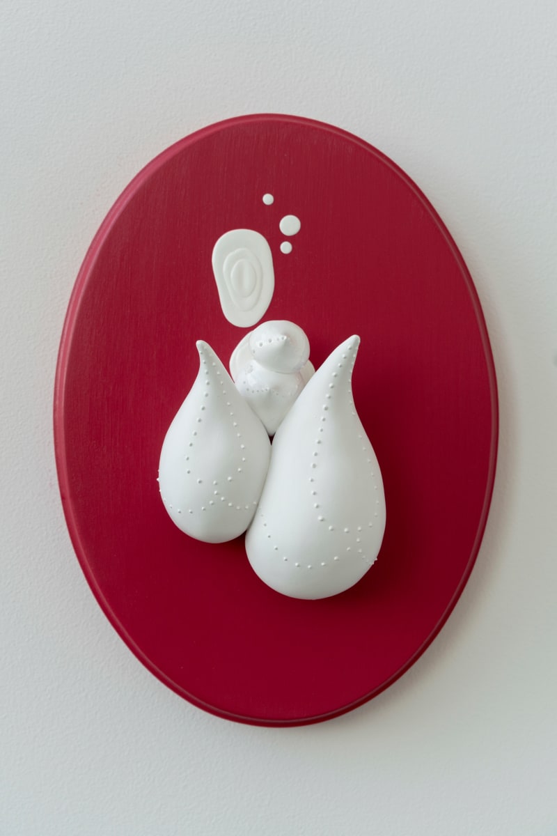 Dribble Portrait 4 by Nikki Renee Anderson  Image: This sculpture is a wall piece. 