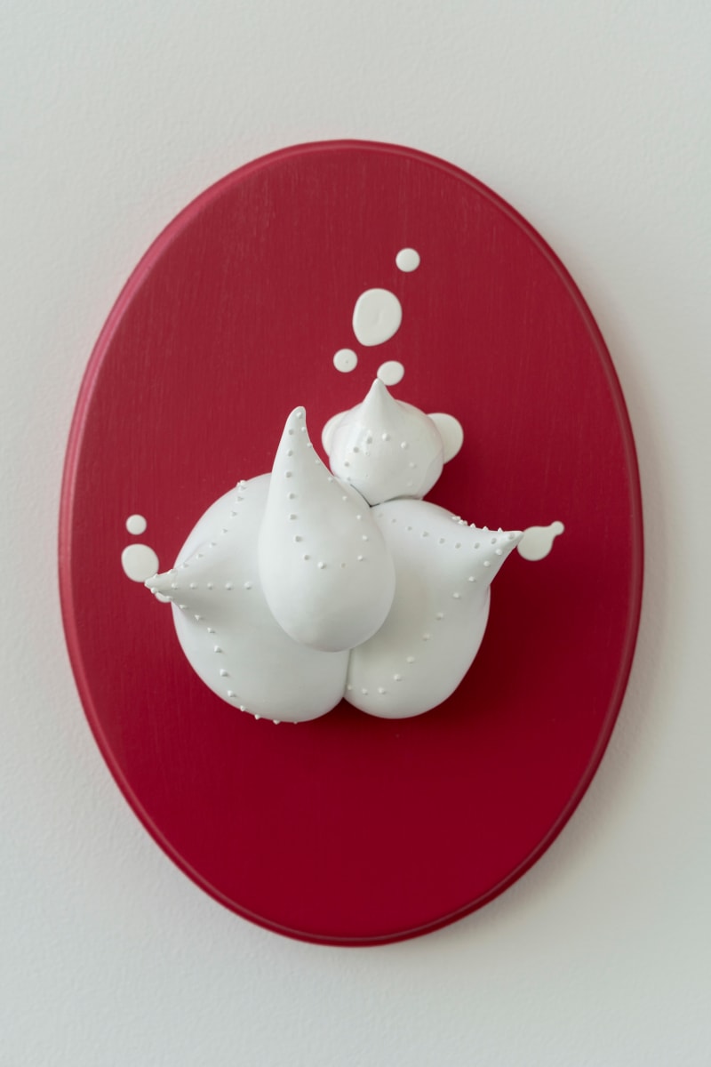 Dribble Portrait 5 by Nikki Renee Anderson  Image: This sculpture is a wall piece. 