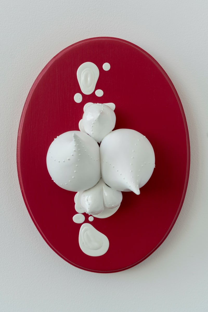 Dribble Portrait 7 by Nikki Renee Anderson  Image: This sculpture is a wall piece. 