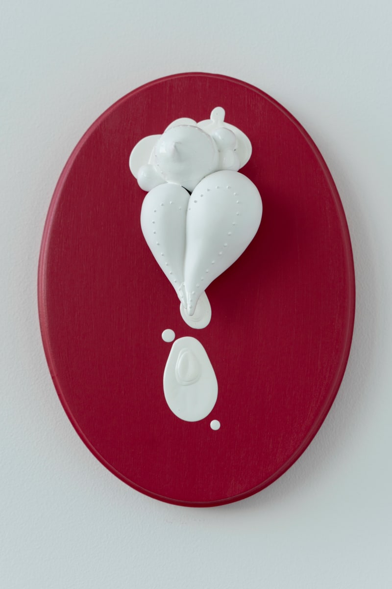 Dribble Portrait 6 by Nikki Renee Anderson  Image: This sculpture is a wall piece. 