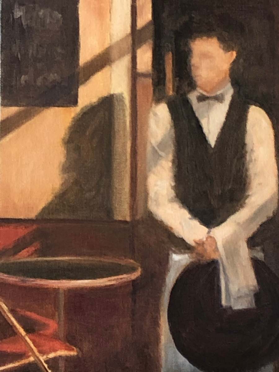 French Waiter by Janie Snowden 