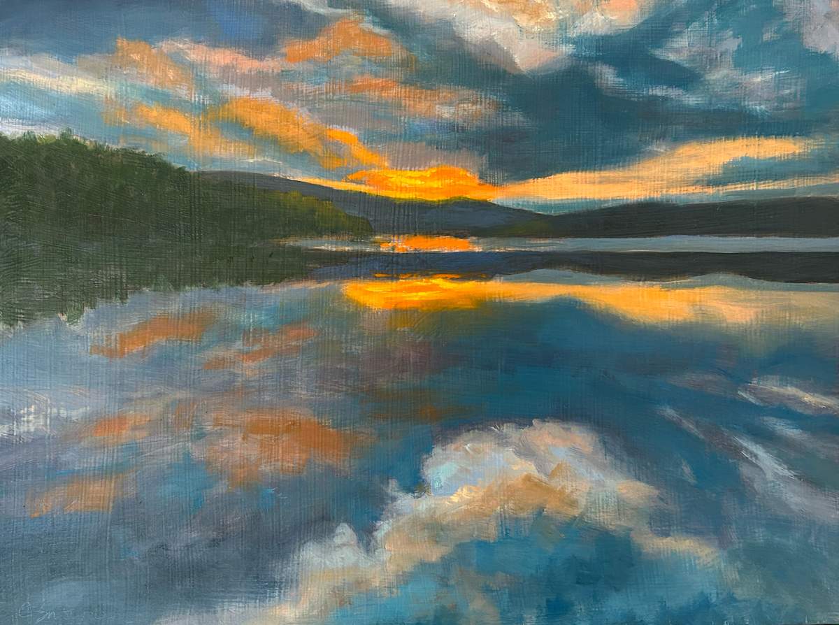 Summer Sunset by Janie Snowden 