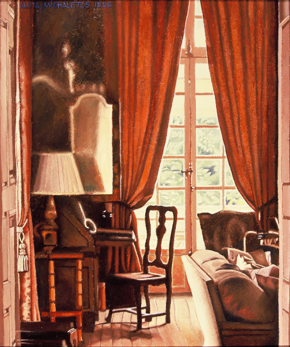 INTERIOR: 'BROWN INTERIOR' by ALETA MICHALETOS 