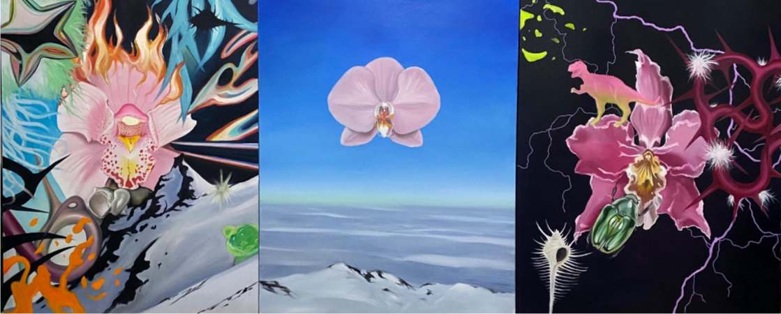 Daydreaming (triptych) by Mako Lomadze, Image 4.