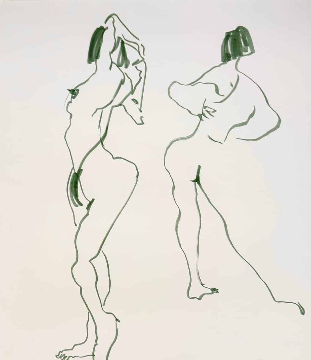 Life Drawing by Tedo Rekhviashvili 