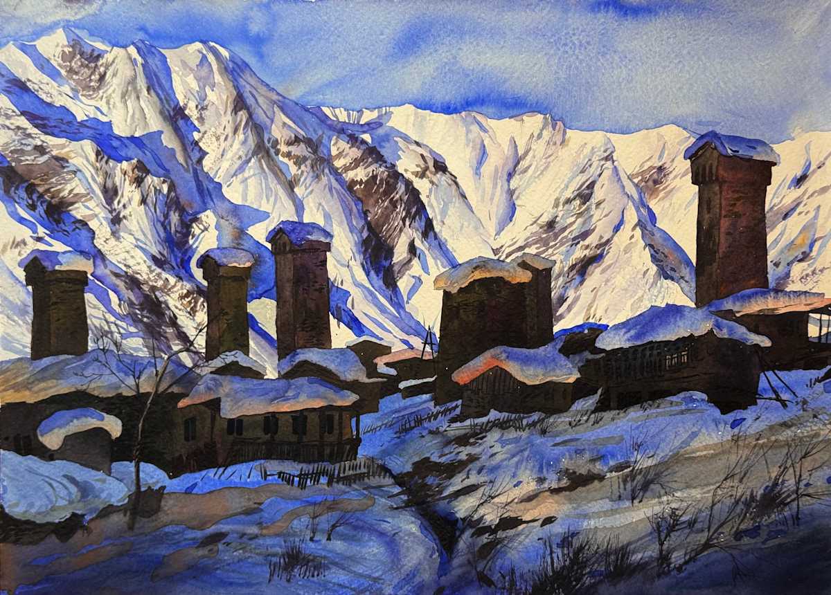 Svaneti by Tedo Rekhviashvili 