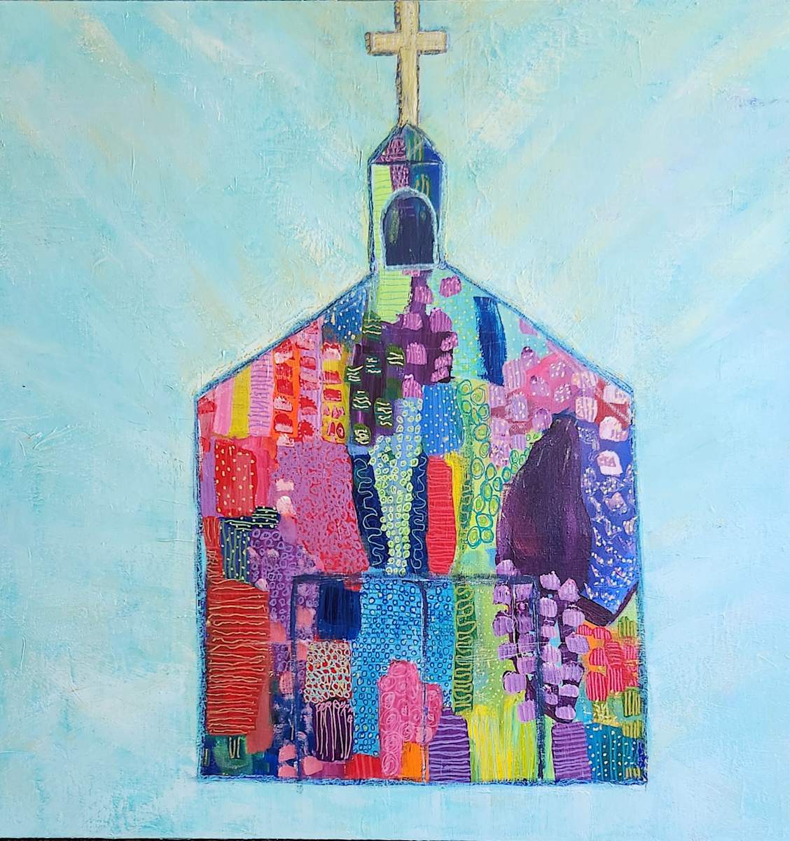 The Bride by JENNY MEAD CHATTERTON  Image: Painted during Sunday services at Bless the City Church