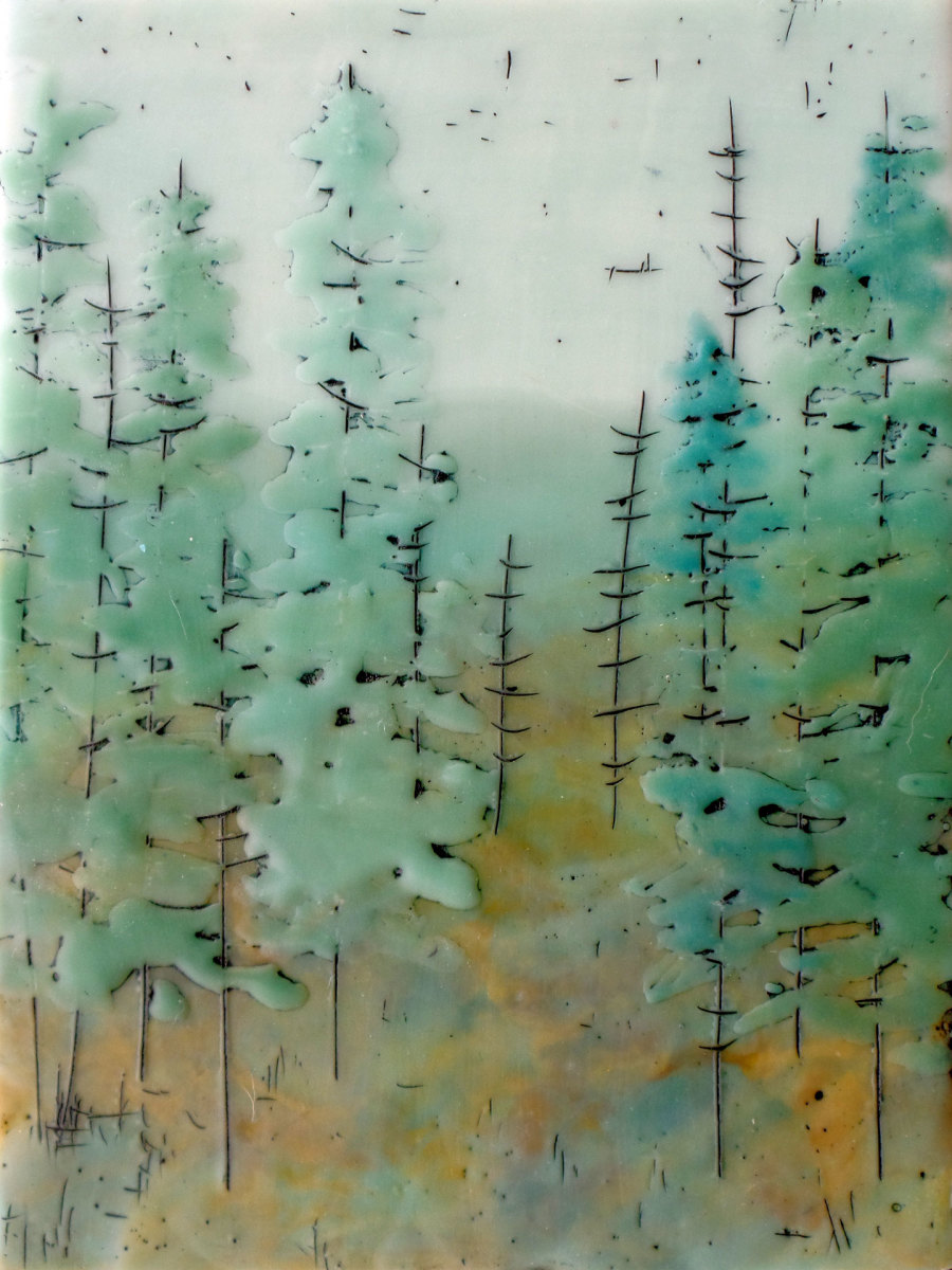 Quiet Forest No. 62 by Jennifer Wilson 