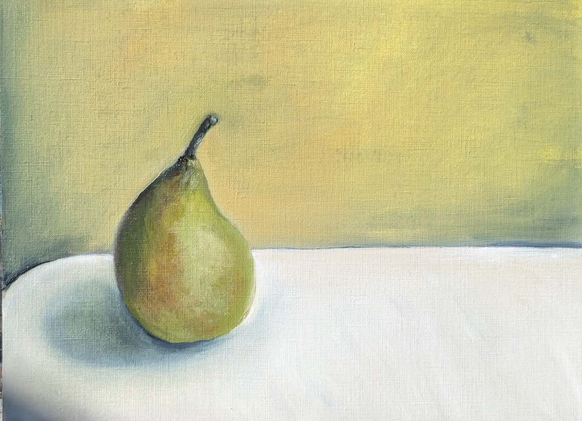 Single Pear 2 by Claire Partin, Image 3.