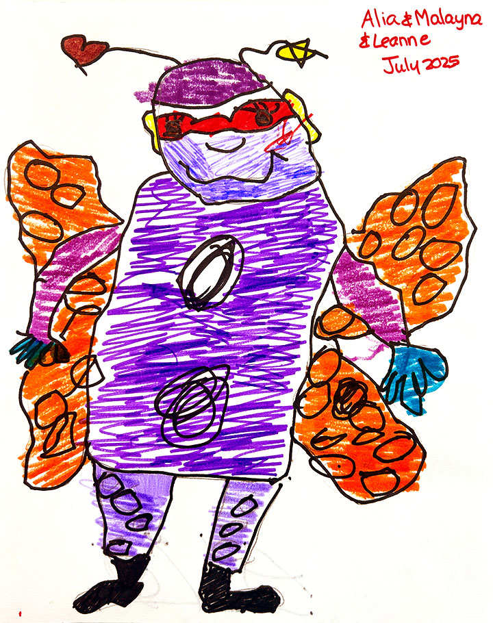 Purple Hero by Alia Munro 