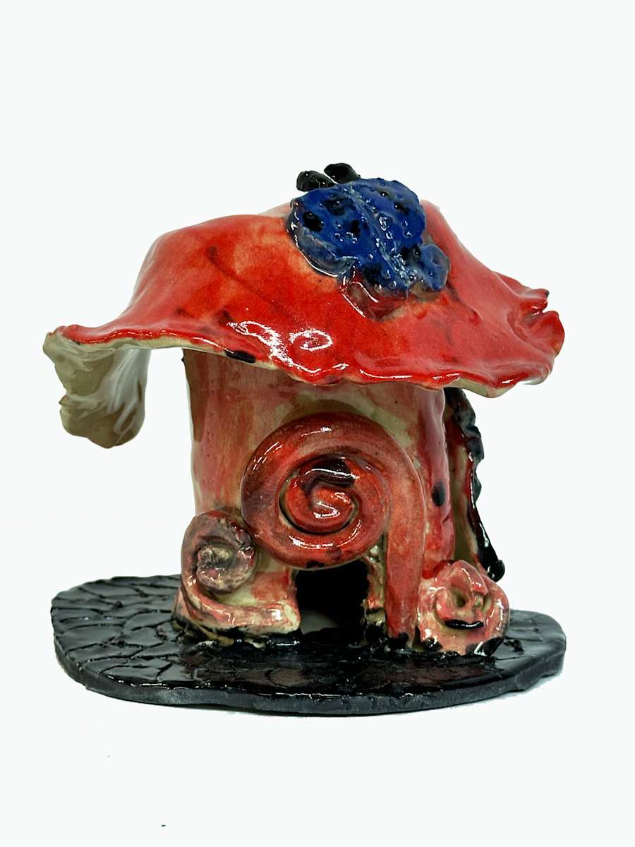 Mushroom Pottery Cottage by Damie 
