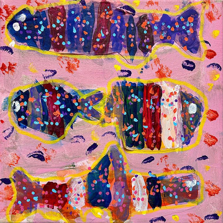 Fish in Pink by Lucy Long 