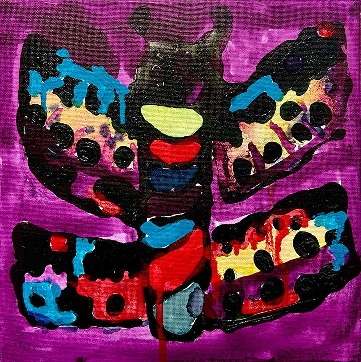 Purple Butterfly by Lucy Long, Image 1.