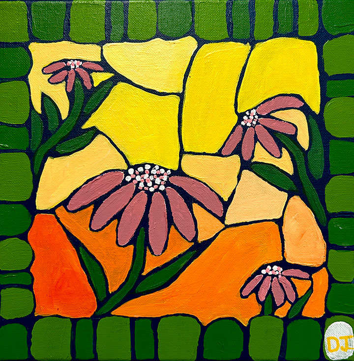 Sunset Floral Mosaic by Dylan Jeaurond, Image 1.