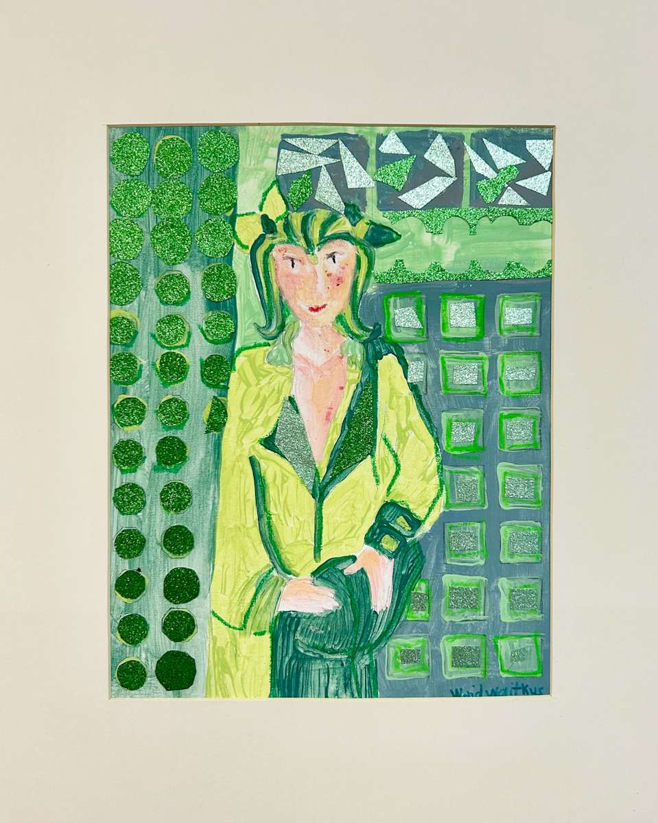 Lady in Green by Walid Waitkus 