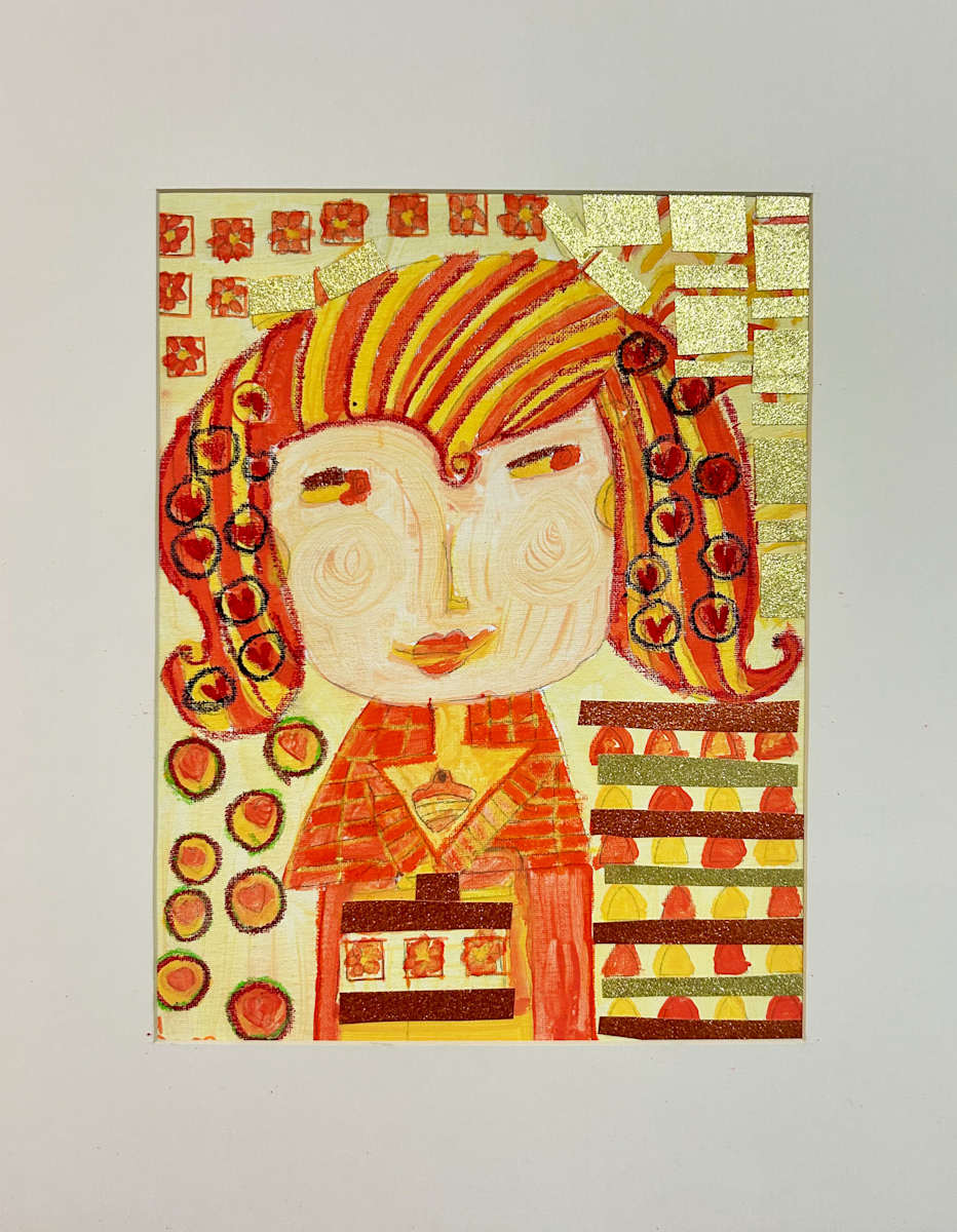 Lady in Orange by Sam Mayer, Image 1.