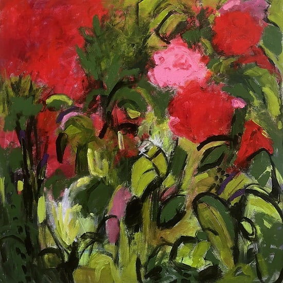 The Red Flowers by Marilyn J Fox  Image: The Red Flowers
