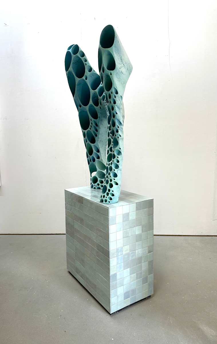 Untitled (XYLEM) (türkis) by Wolfgang Flad, Image 1.