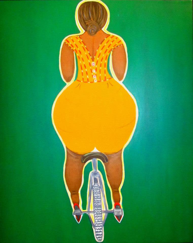 Dama on Bike by Martha Rodriguez  